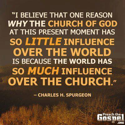 The church has little influence