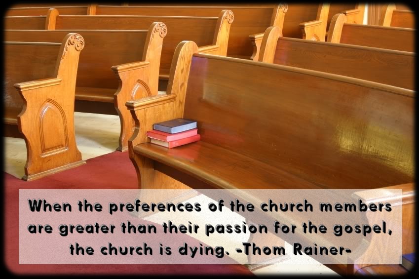 The church is dying